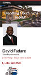 Mobile Screenshot of davidfadare.com